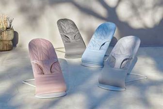 Шезлонг для немовлят BabyBjorn Bouncer Bliss Woven Sand Gray