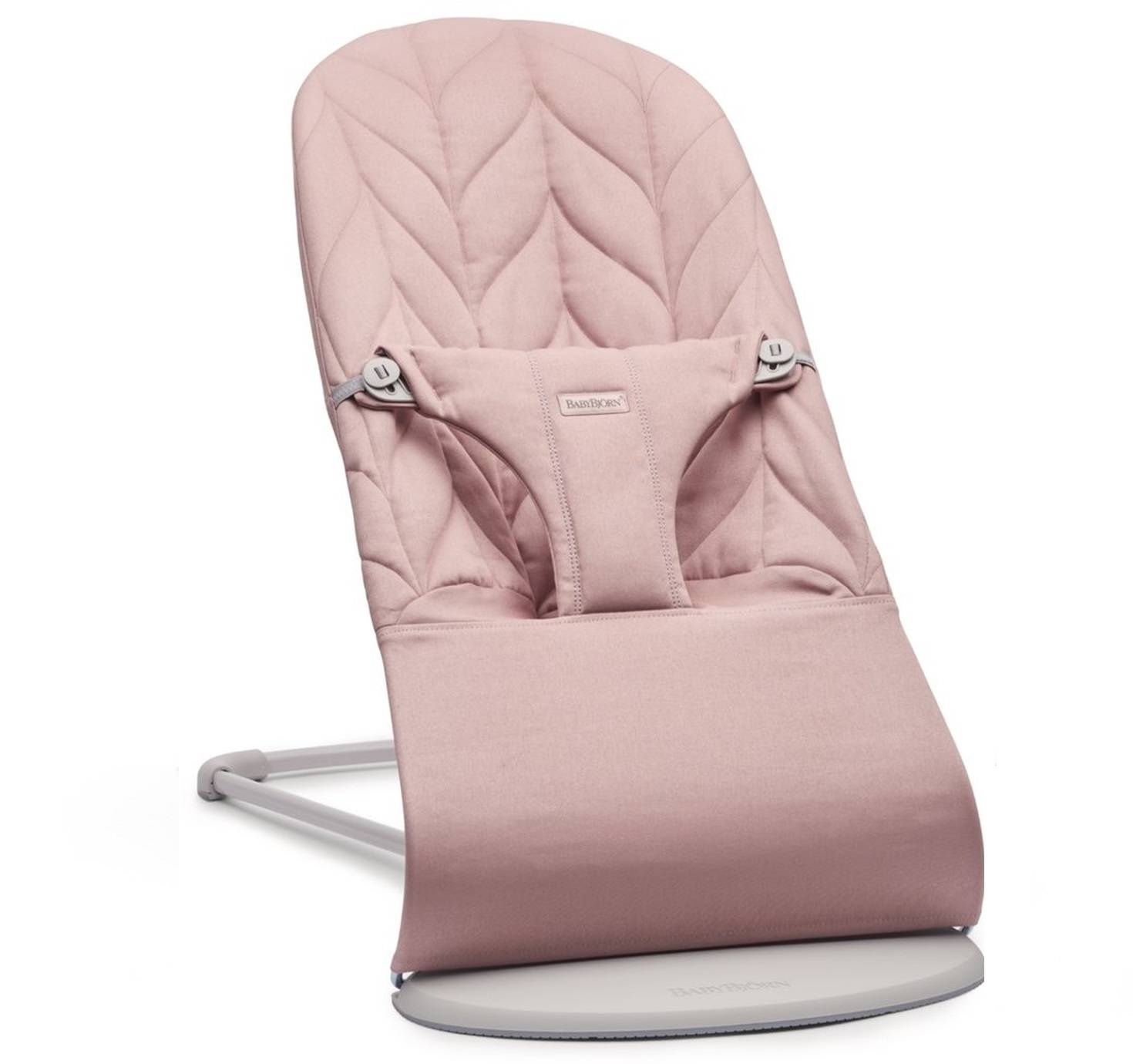 Шезлонг для немовлят BabyBjorn Bouncer BLISS Woven Petal Quilt Dusty Pink 