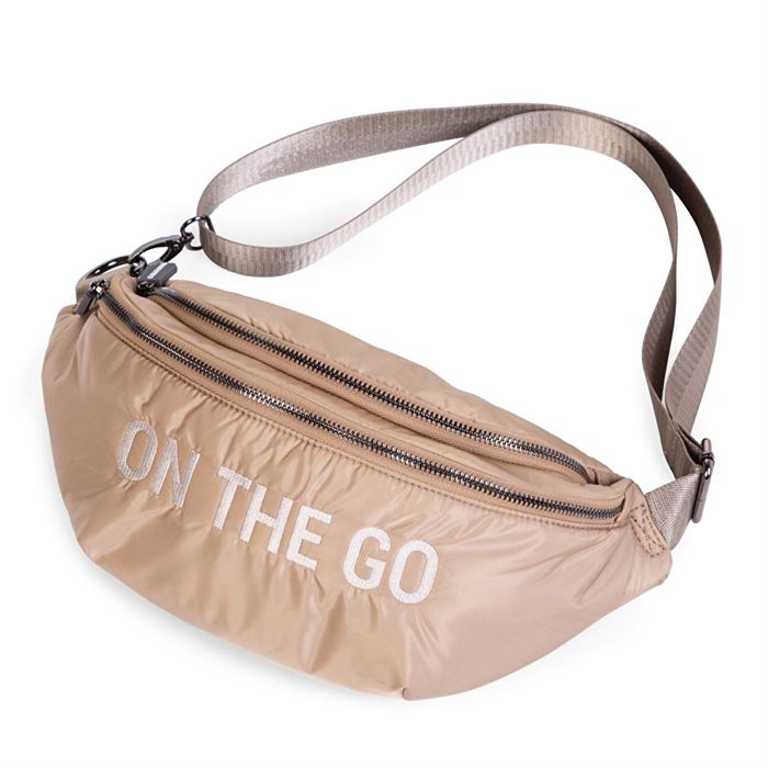 Сумка через плече Childhome Banana bag puffered beige, арт. CWBANAPBE