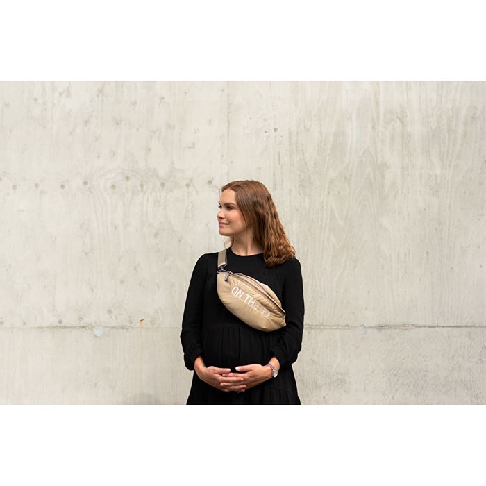 Сумка через плече Childhome Banana bag puffered beige, арт. CWBANAPBE