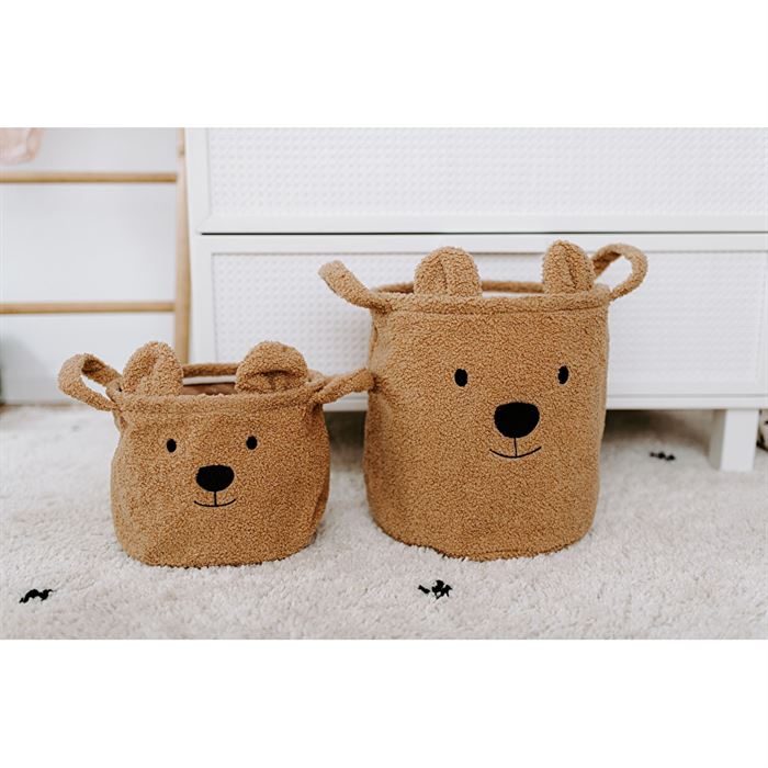 Набір корзин для іграшок Childhome Teddy коричневий, арт. CCBTBSET