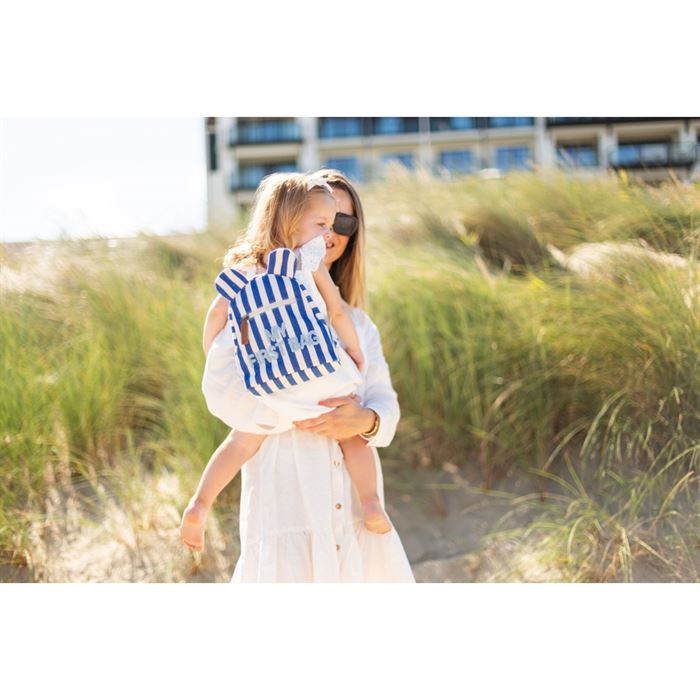 Рюкзак дитячий Childhome My first bag stripes electric blue, арт. CWKIDBSTBL