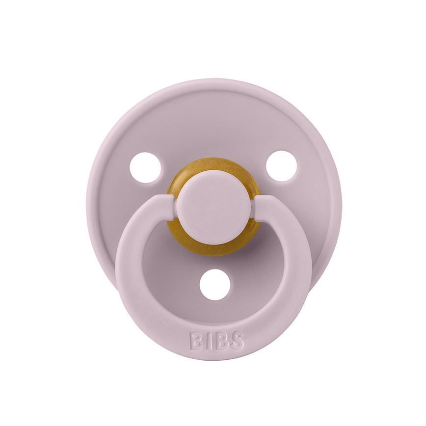 Соска пустушка BIBS Colour Latex Round (кругла) – Dusky Lilac