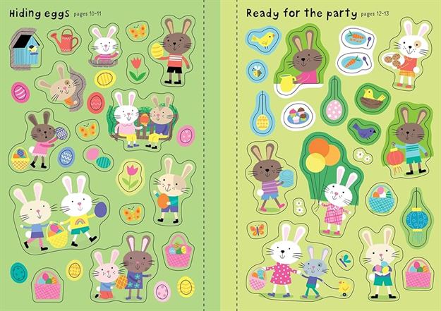 Книга Little First Stickers: Bunnies