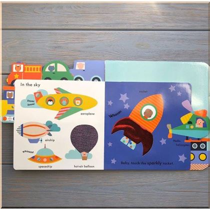 Книга Baby Touch: Vehicles Tab Book (A Touch-and-Feel Playbook)