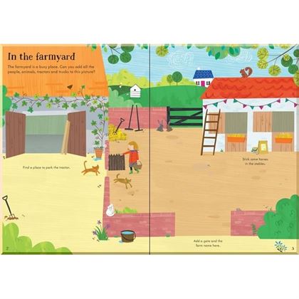 Little First Stickers: Farm