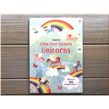 Книга First Sticker Book: UNICORNS