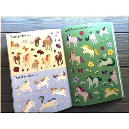 Книга First Sticker Book: UNICORNS