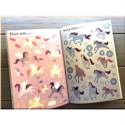Книга First Sticker Book: UNICORNS