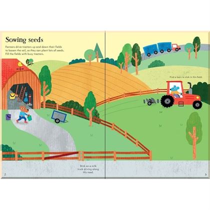 Книга Little First Stickers: Tractors and Trucks
