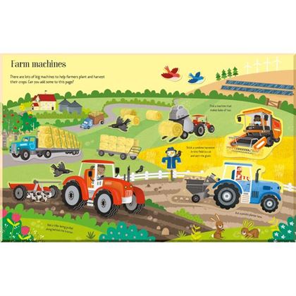 Книга First Sticker Book: Farm