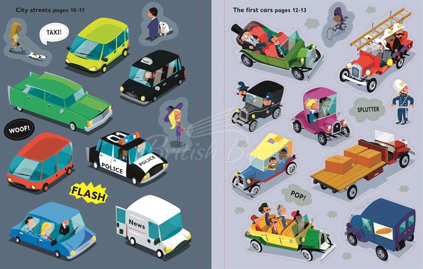 Книга First Sticker Book: Cars