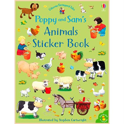 Книга Usborne Farmyard Tales: Poppy and Sam's Animals Sticker Book