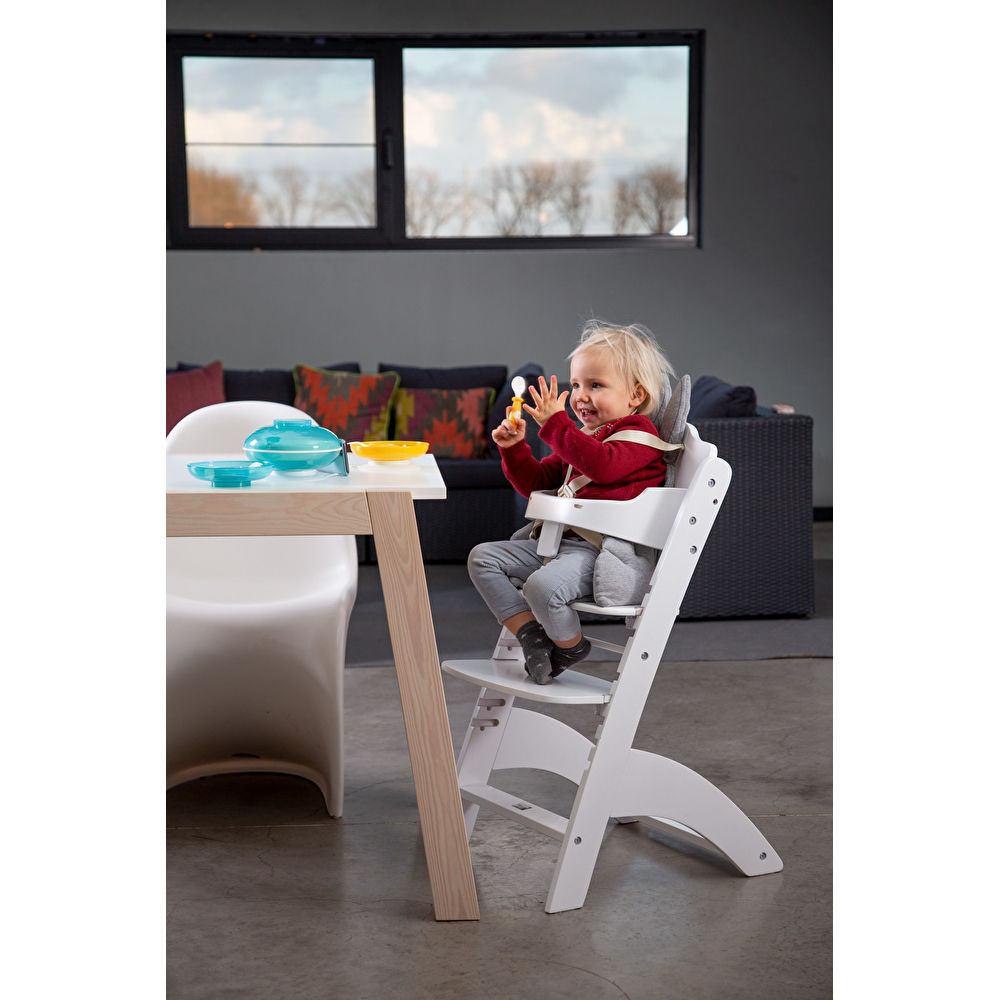 Подушка універсальна до стільця для годування Childhome rabit/grey