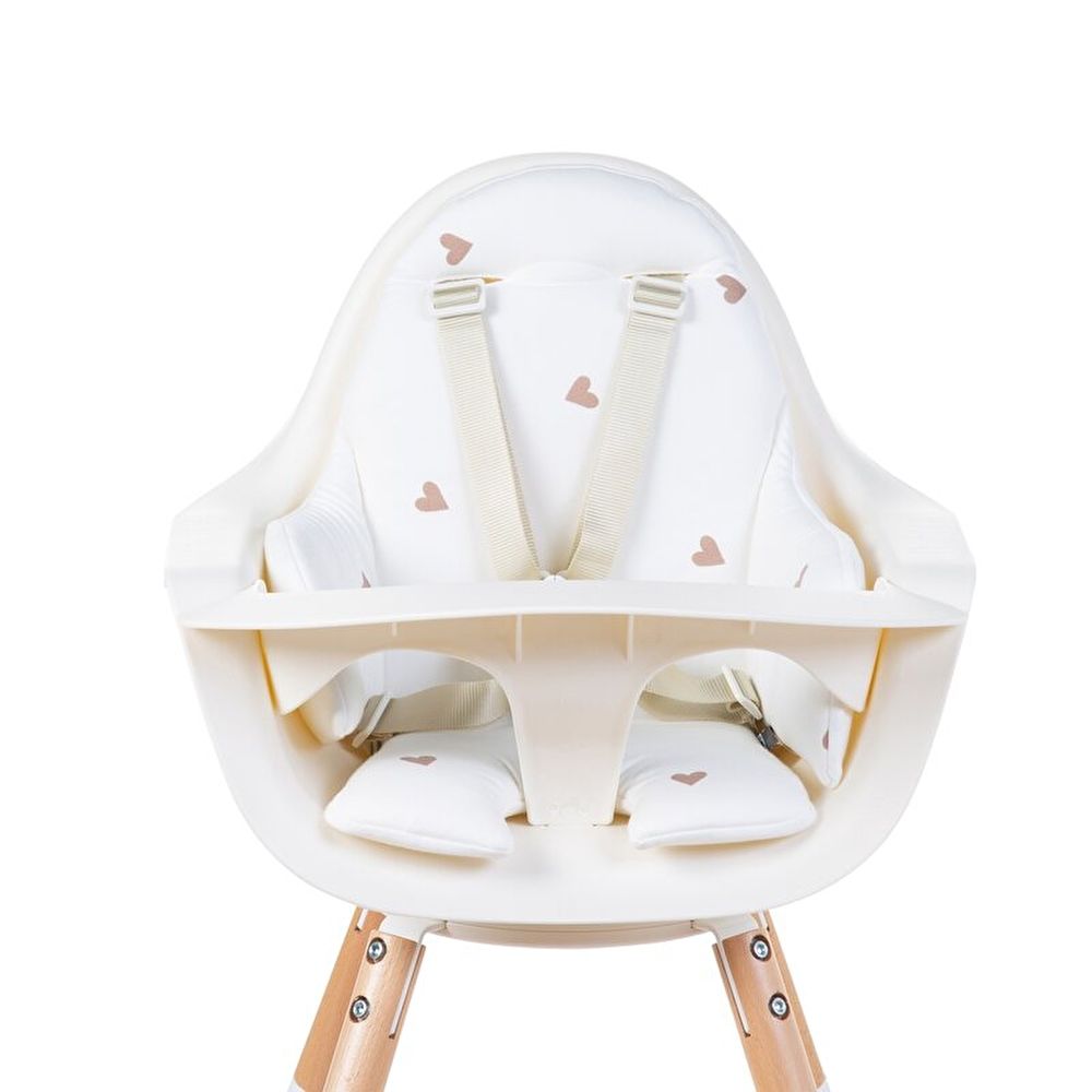 Подушка до стільця для годування Childhome Evolu hearts, арт. CHEVOSCJOH