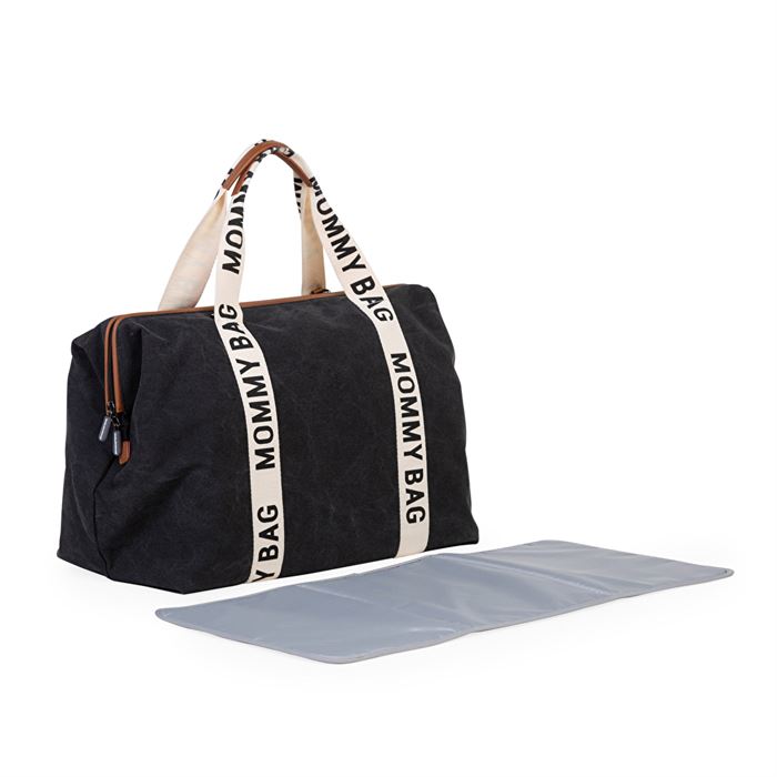 Сумка Childhome Mommy bag Signature- canvas black