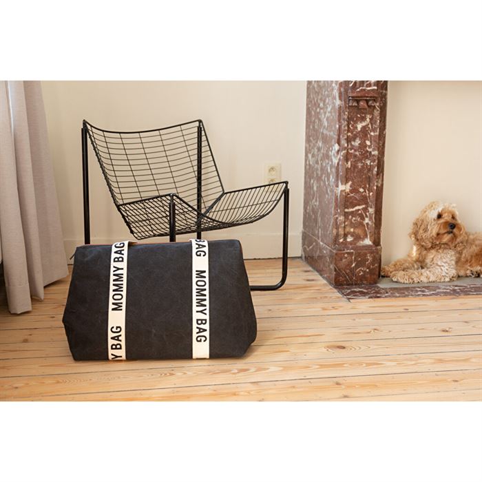 Сумка Childhome Mommy bag Signature- canvas black