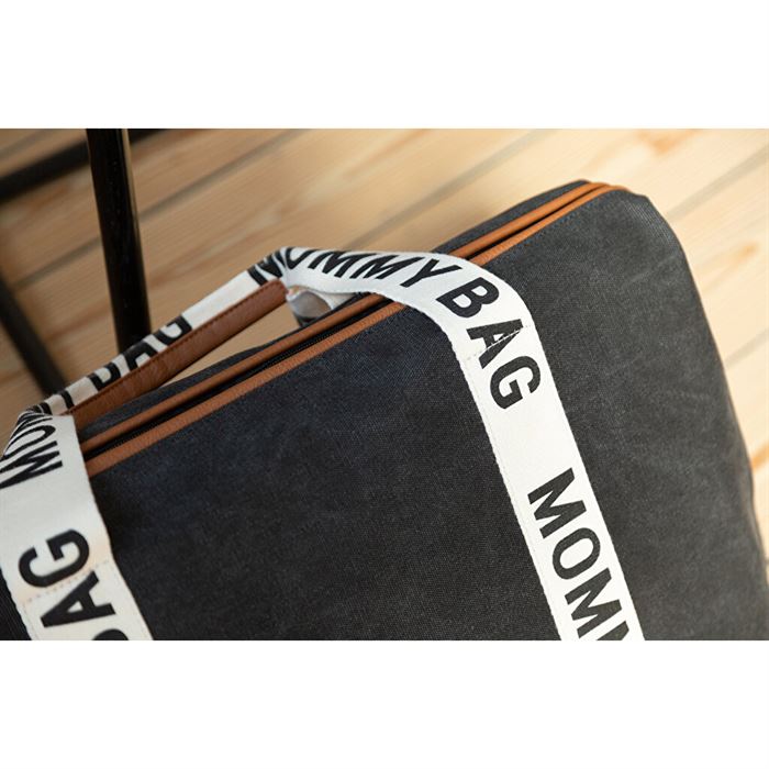 Сумка Childhome Mommy bag Signature- canvas black