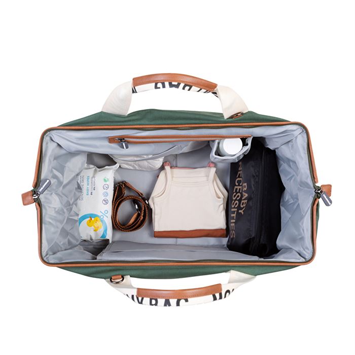 Сумка Childhome Mommy bag Signature - canvas green