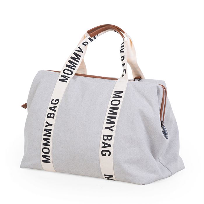 Сумка Childhome Mommy bag Signature - canvas off white