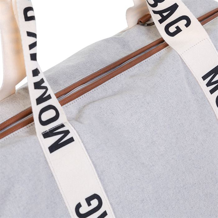 Сумка Childhome Mommy bag Signature - canvas off white