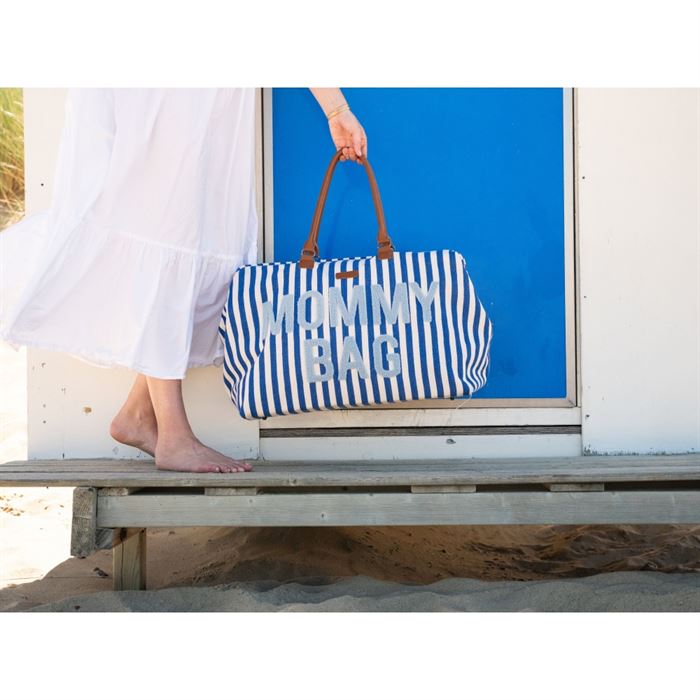 Сумка Childhome Mommy bag stripes electric blue