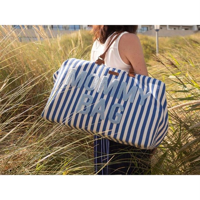 Сумка Childhome Mommy bag stripes electric blue
