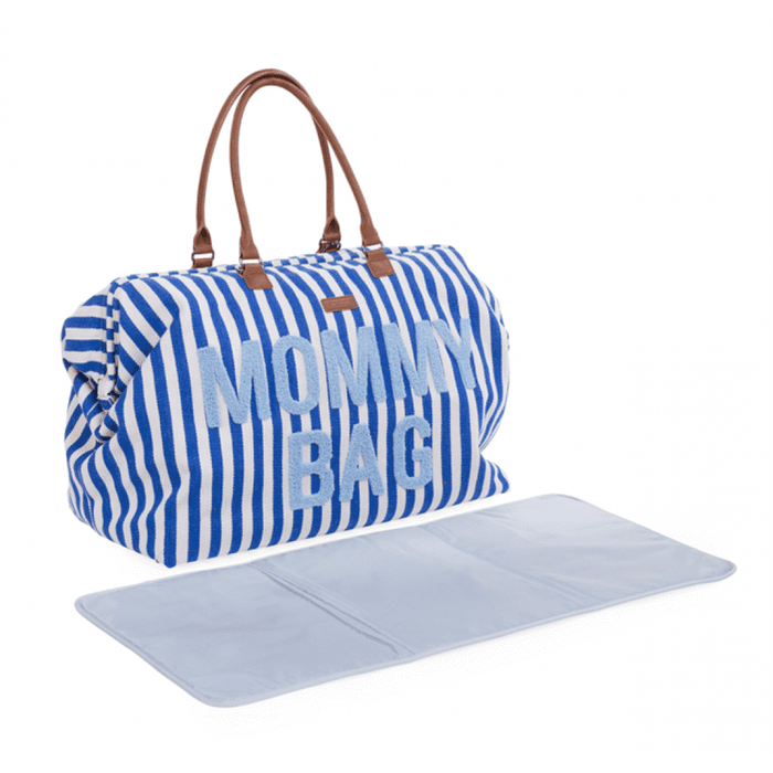 Сумка Childhome Mommy bag stripes electric blue