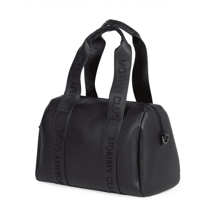 Сумка Childhome Mommy club Signature vegan leather black