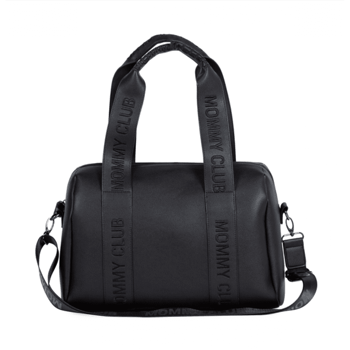 Сумка Childhome Mommy club Signature vegan leather black