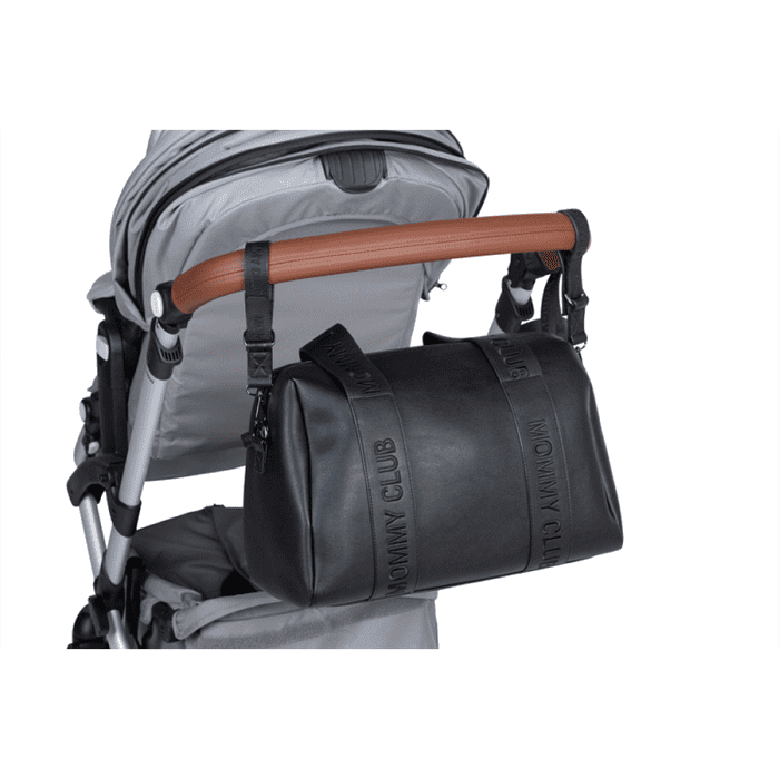 Сумка Childhome Mommy club Signature vegan leather black