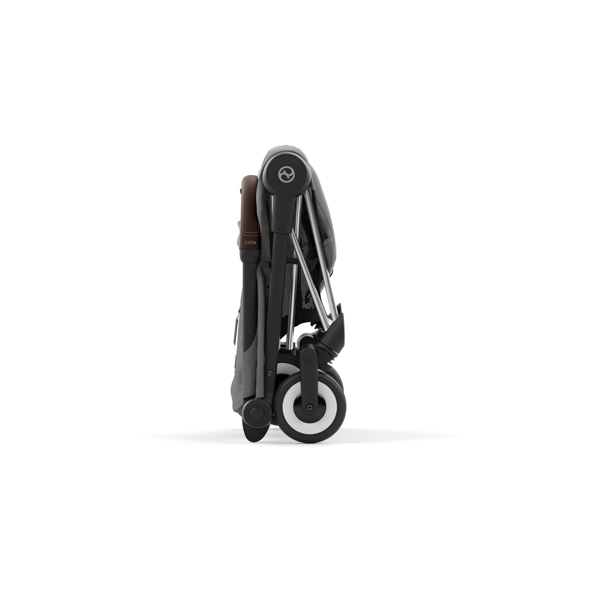 Коляска Coya Chrome Dark Brown Mirage Grey