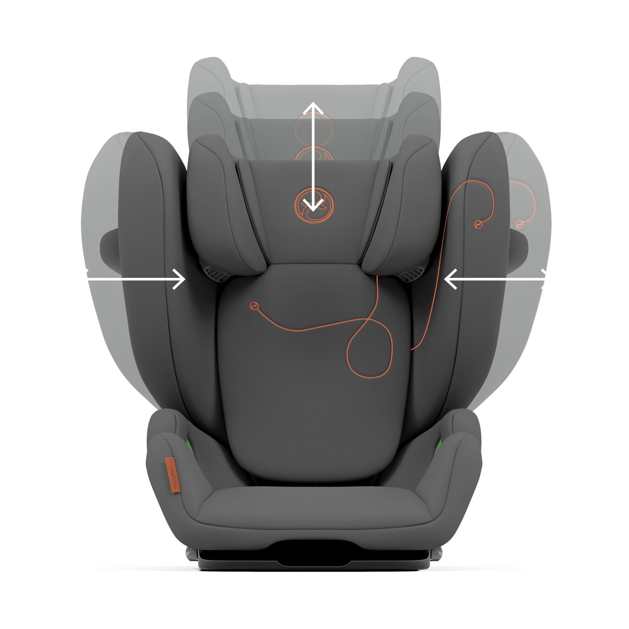 Автокрісло Solution G i-Fix Lava Grey від 3 до 12 років