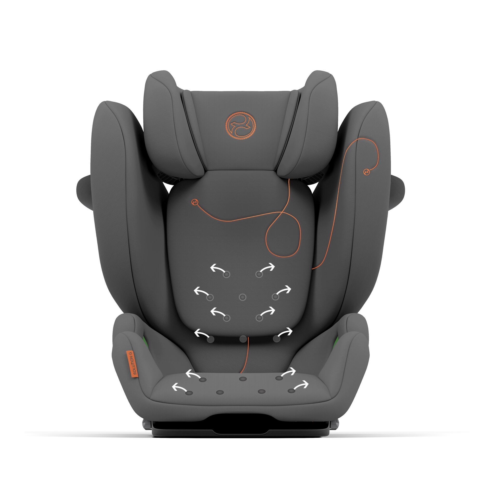 Автокрісло Solution G i-Fix Lava Grey від 3 до 12 років