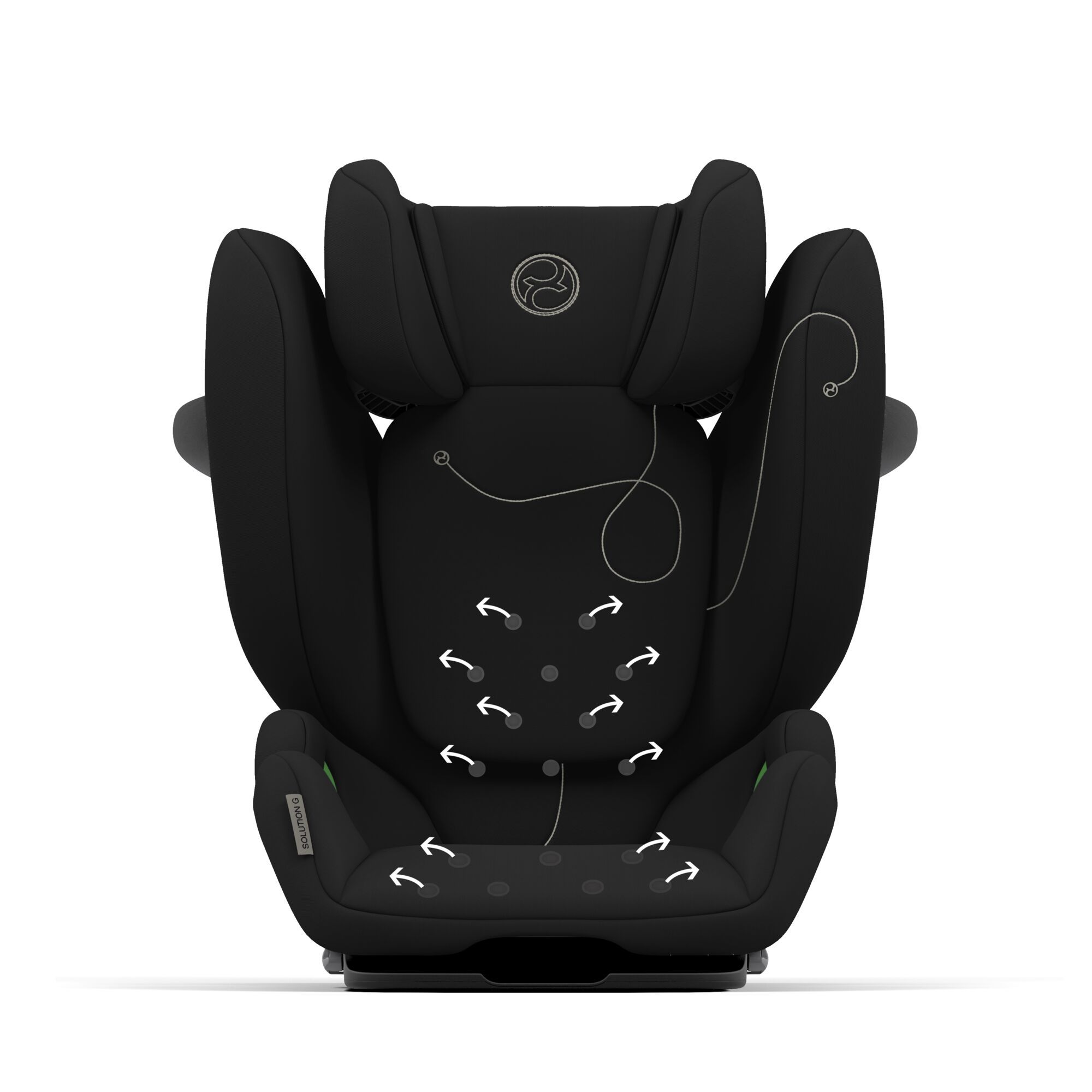 Автокрісло Solution G i-Fix Moon Black від 3 до 12 років