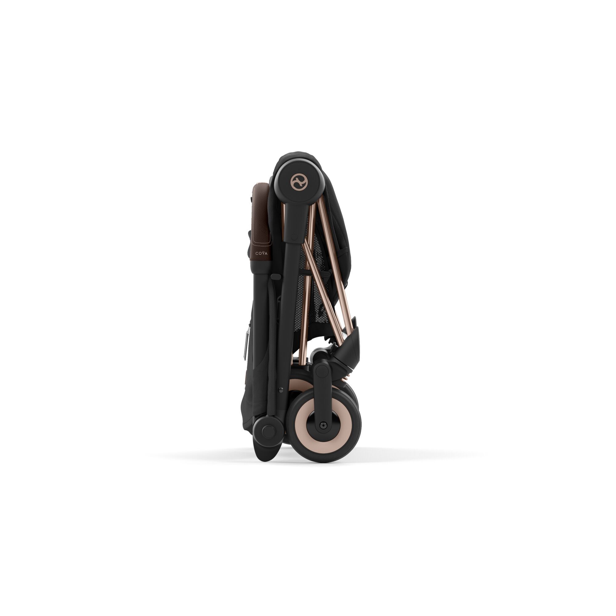 Коляска Coya Rosegold Sepia Black