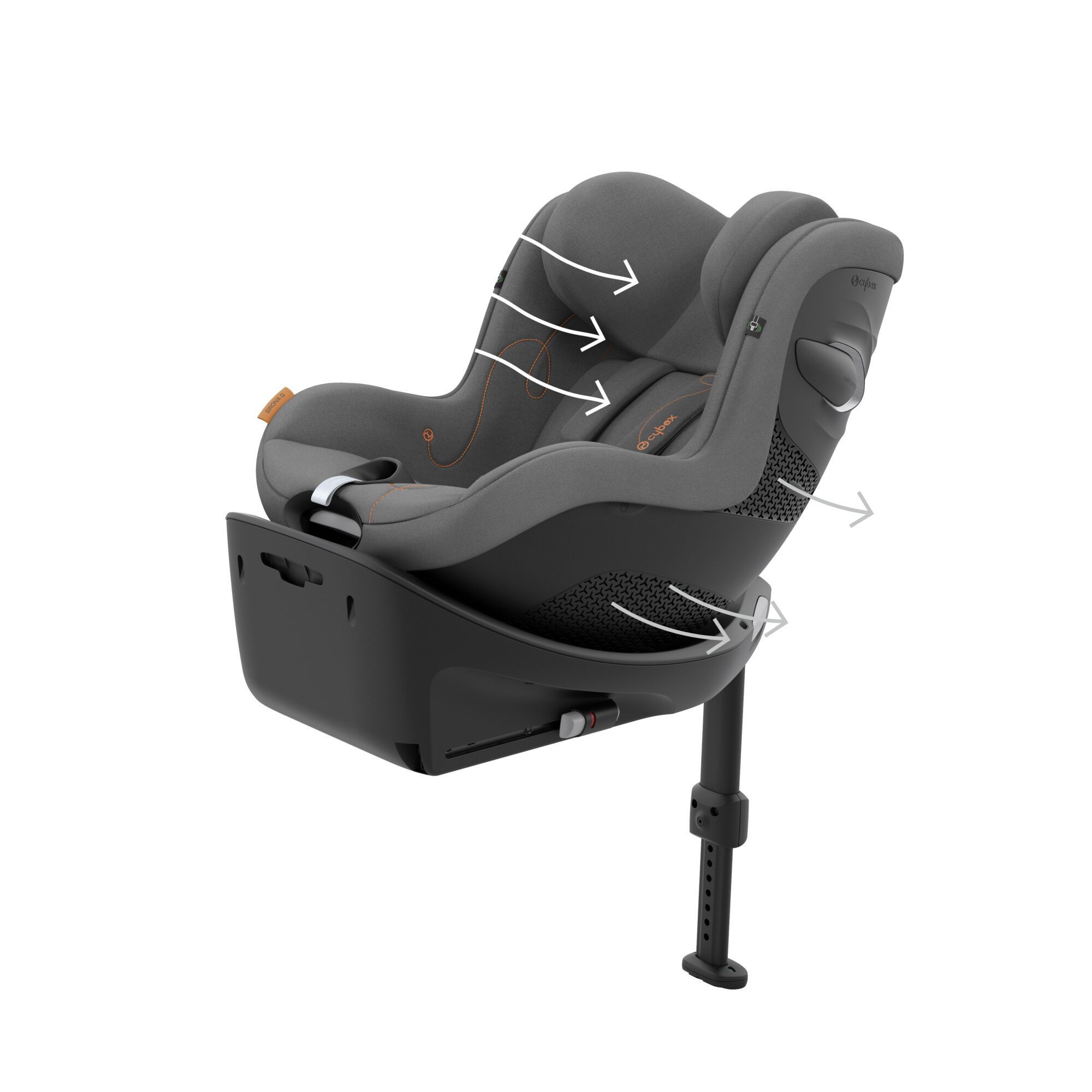 Автокрісло Sirona G i-Size Lava Grey від 3 місяців до 4 років