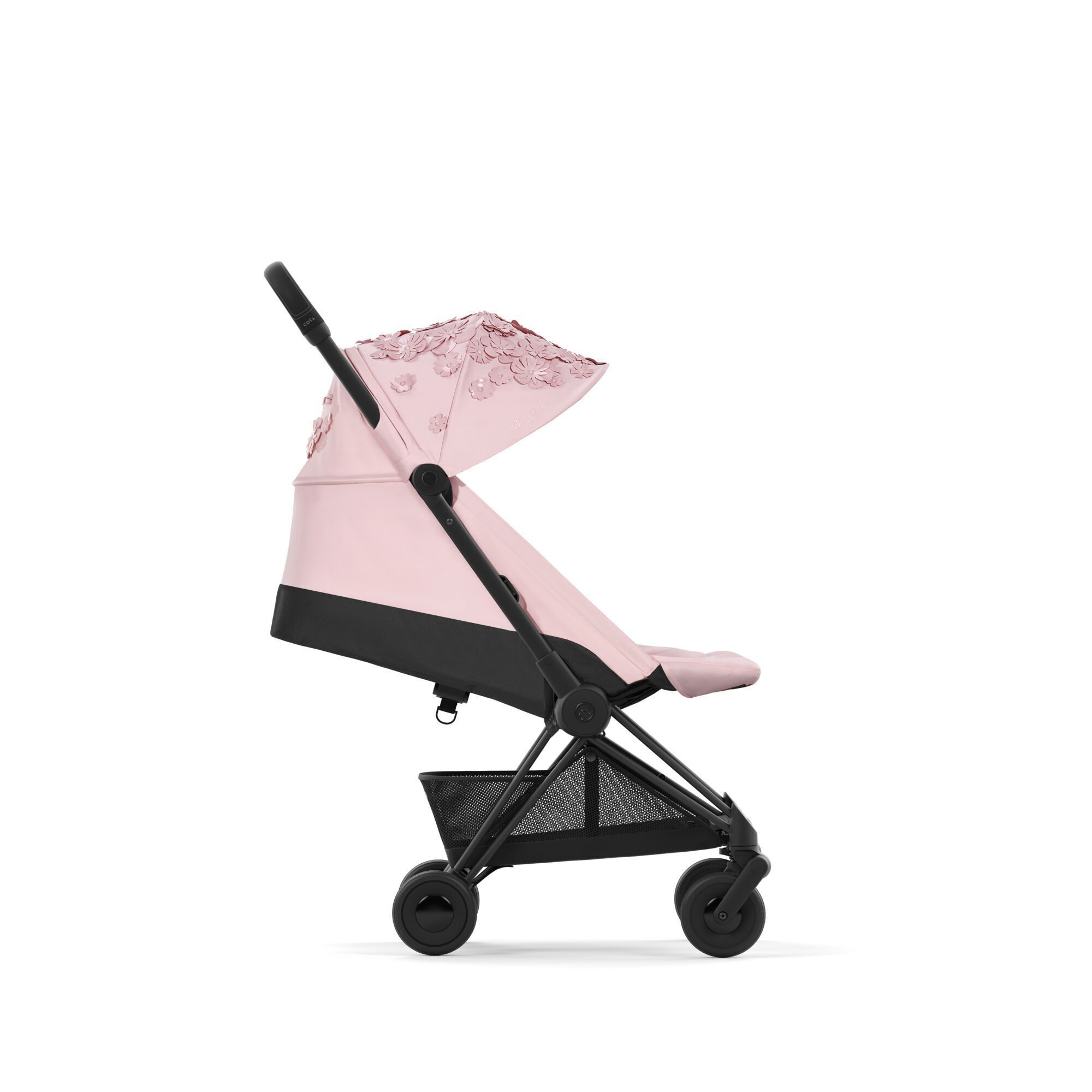 Коляска Coya Simply Flowers Pink