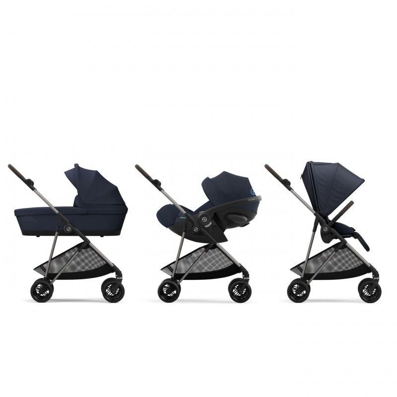 Cybex Коляска Melio Dark Blue (з бампером)