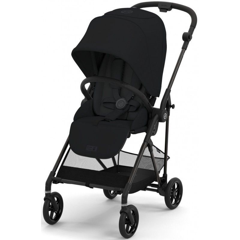 Cybex Коляска Melio Carbon Moon Black (з бампером)