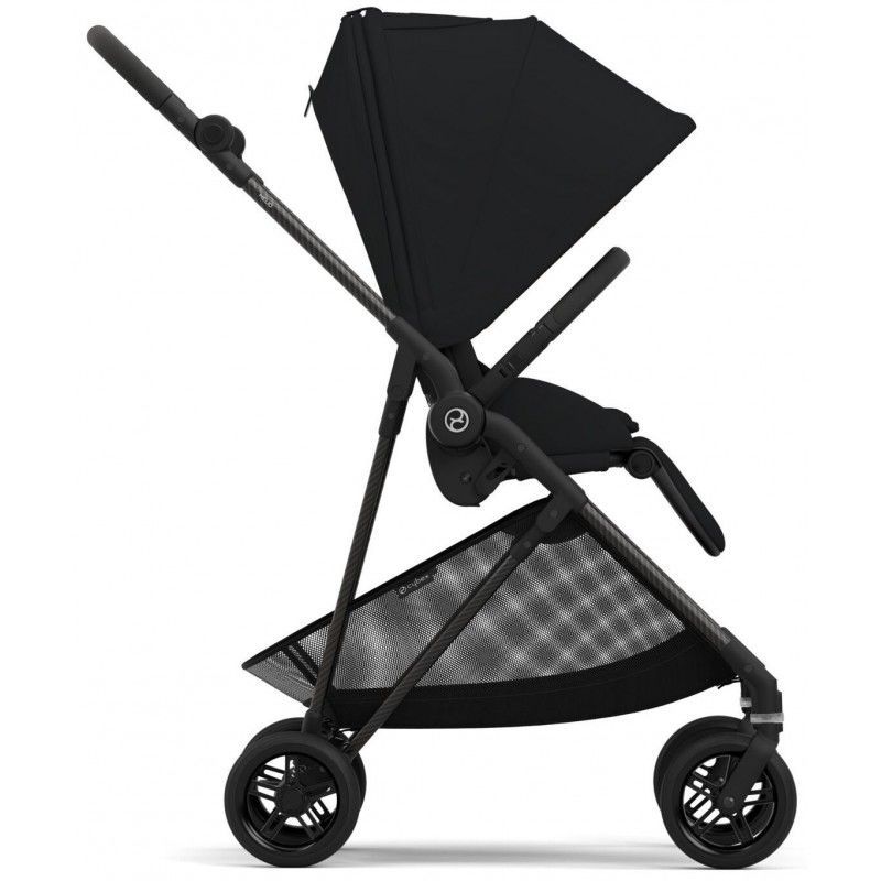 Cybex Коляска Melio Carbon Moon Black (з бампером)