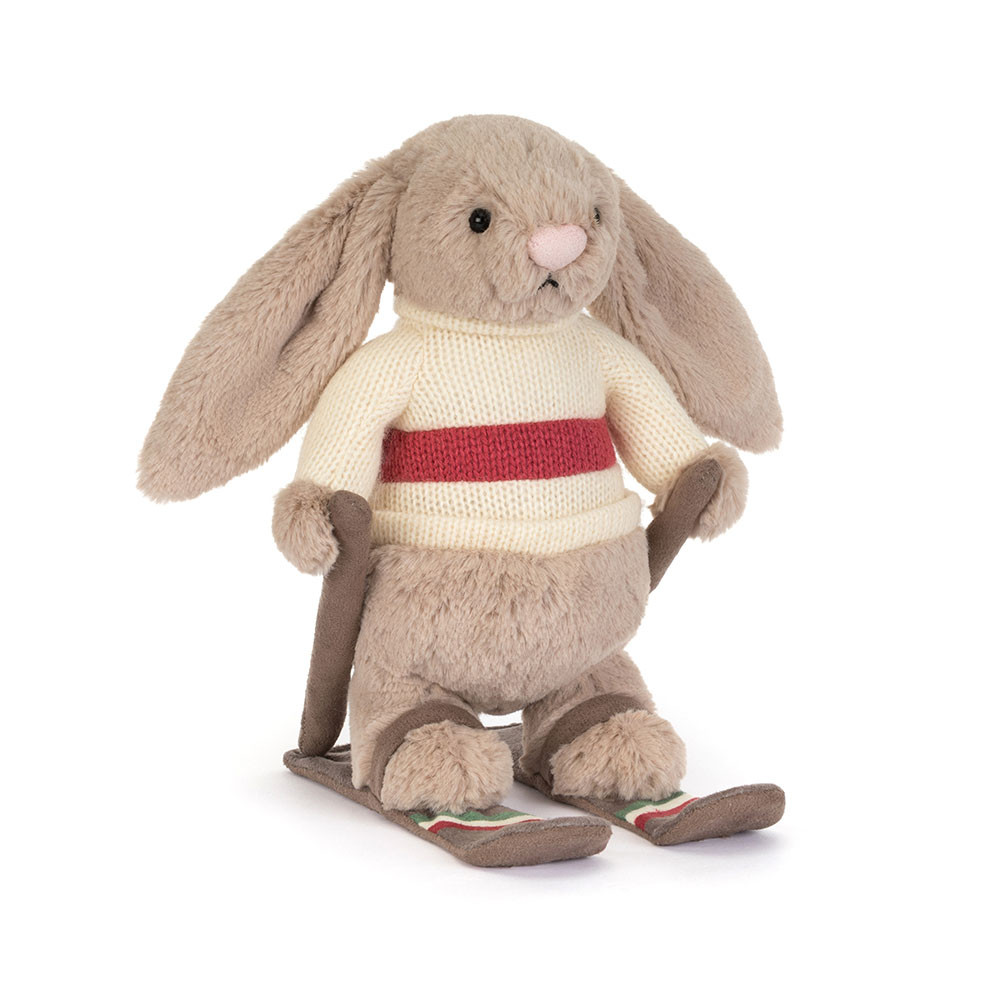 Jellycat Кролик на лижах Bashful Bunny Gold Medal