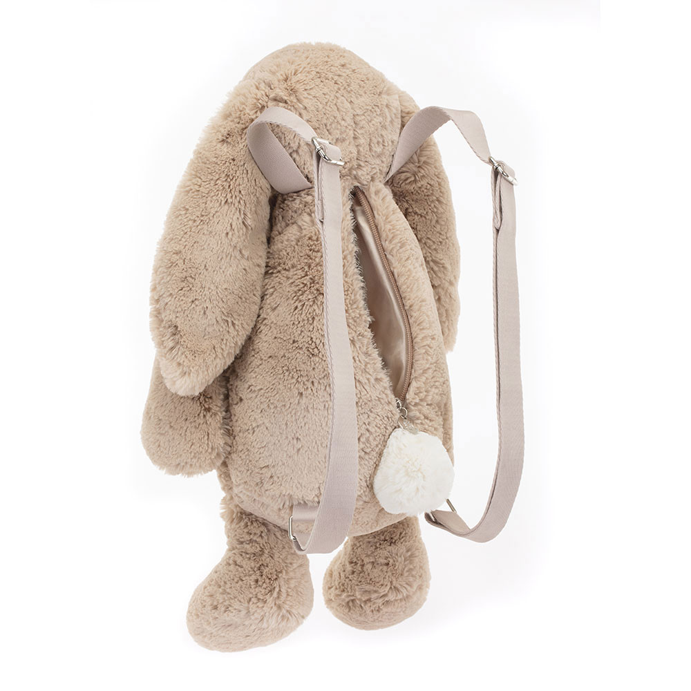 Іграшка рюкзак бежевий кролик Bashful Beige Bunny Backpack, BAS4BBP