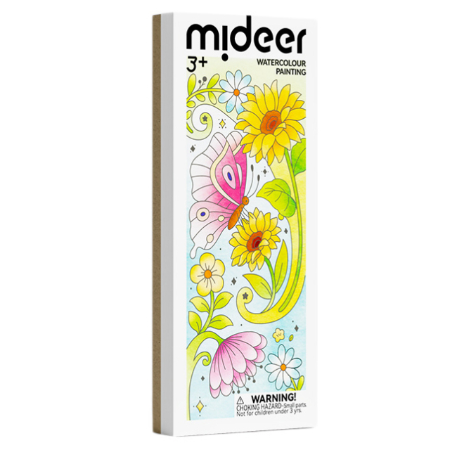 Набір для акварельного живопису Mideer Квіти та метелики (MD4248)