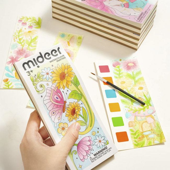 Набір для акварельного живопису Mideer Квіти та метелики (MD4248)
