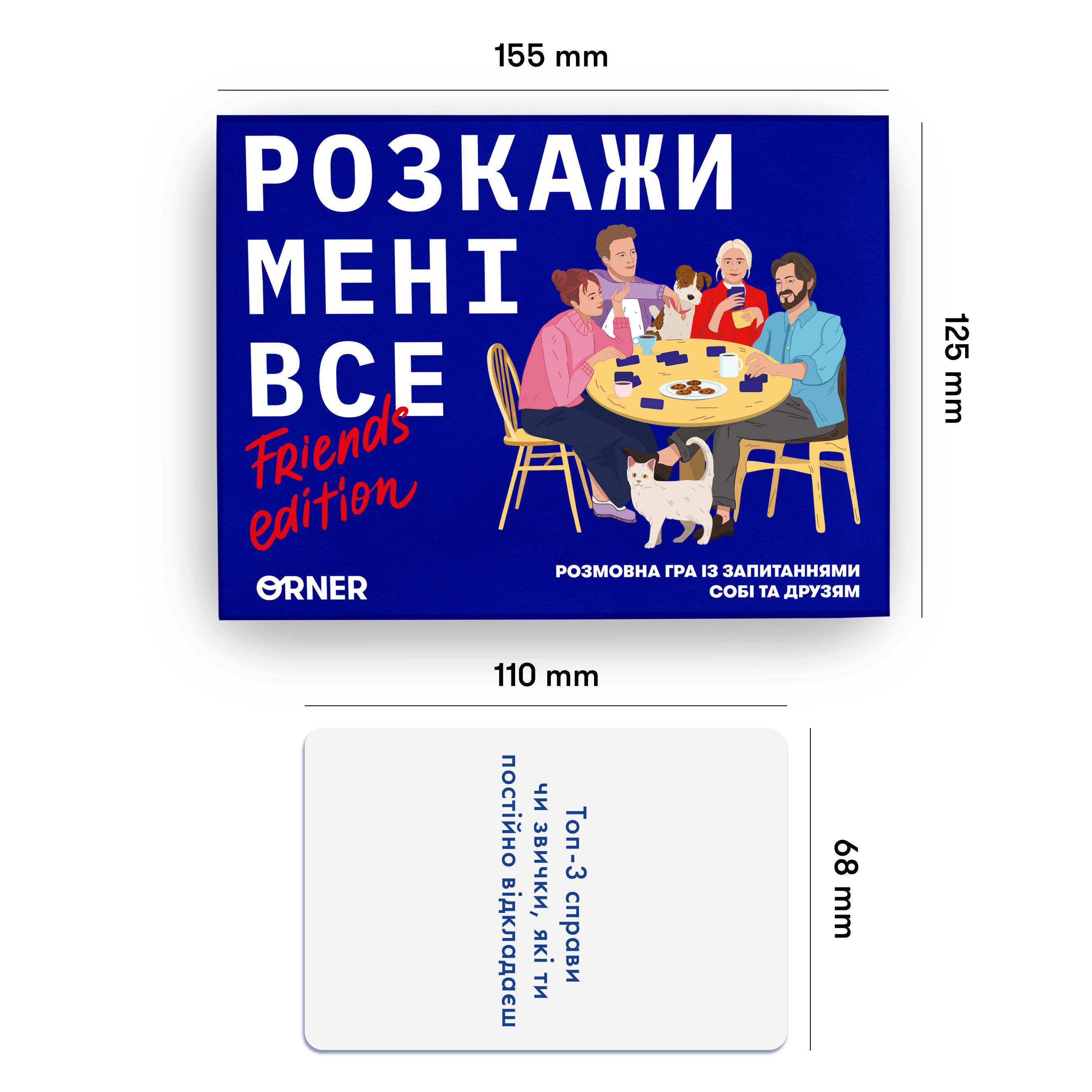 Розмовна гра Розкажи мені все! Friends edition