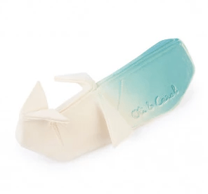 Іграшка-прорізувач Кит орігамі, Oli&Carol, натуральний каучук, арт. L-H2ORIGAMI WHALE-UNIT