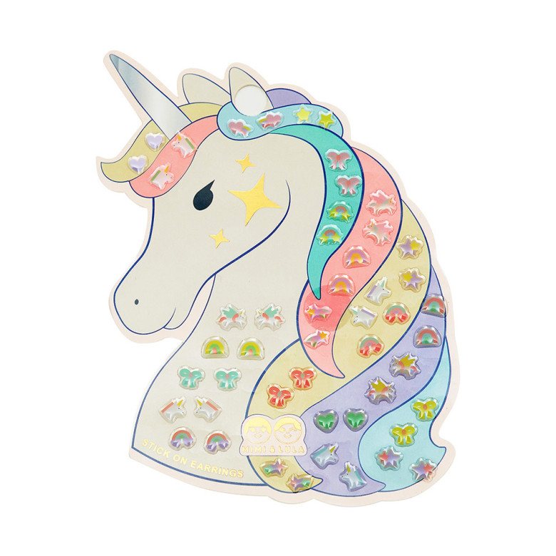 Наліпки UNICORN STICK ON EARRINGS