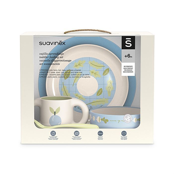 Набір посуду для годування/блакитний SUAVINEX, арт. 300830/1